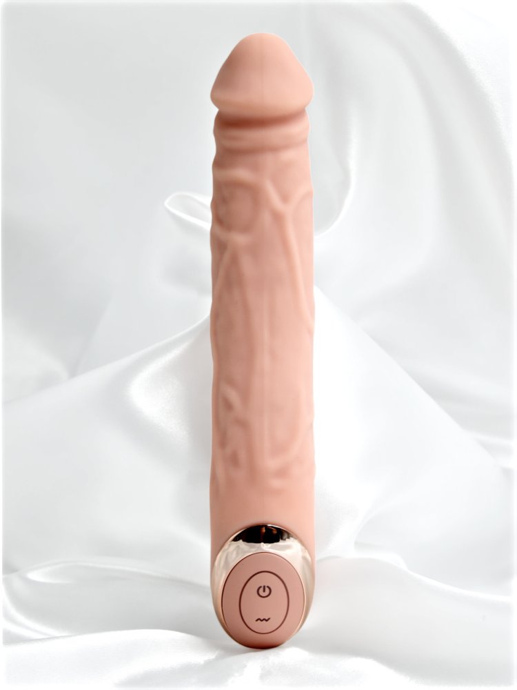 Realistický vibrátor na bod G Soft Terry s žilkováním