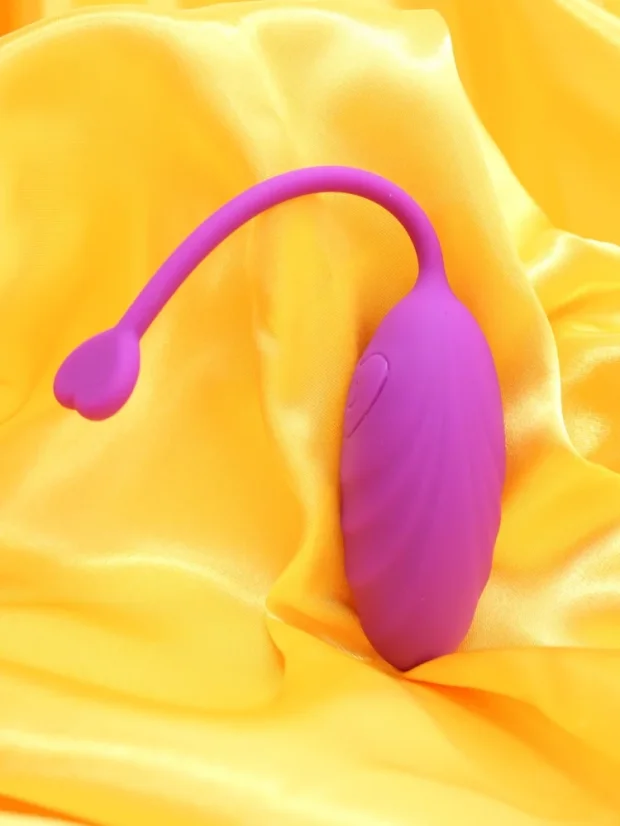Vibrační vajíčko DK Toys Siren ovládané mobilem - Barva: Růžová