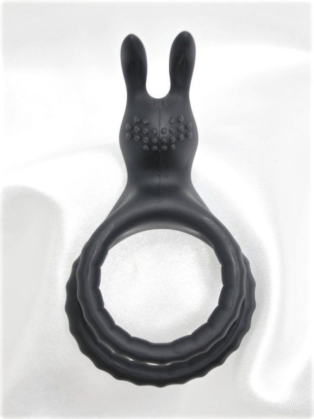 Dvojitý erekční kroužek DKK Bunny Ring