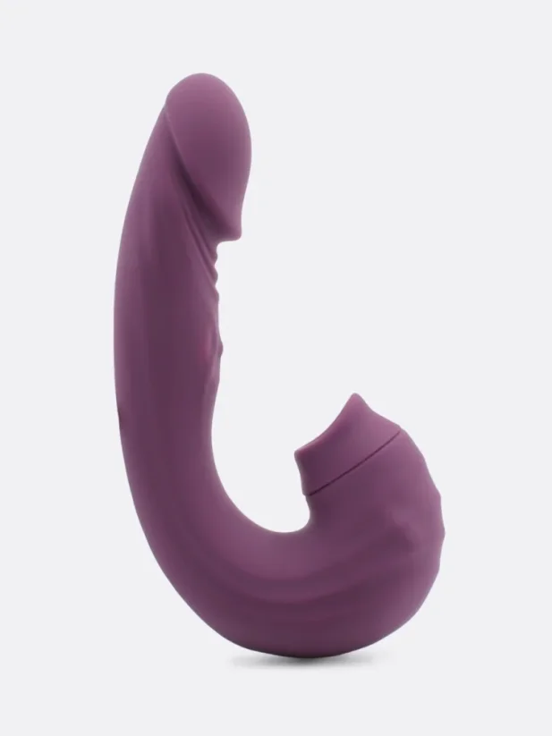 Pulzační vibrátor se stimulátorem klitorisu DK Toys Allure Pulse 3v1