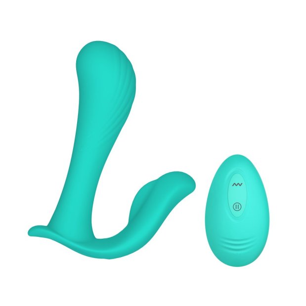 Sametově hebký vibrátor do kalhotek se stimulací klitorisu a 10 módy vibrací Julia
