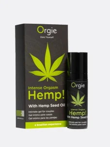 Tekutý vibrátor Orgie Intense Orgasm Hemp! 15 ml
