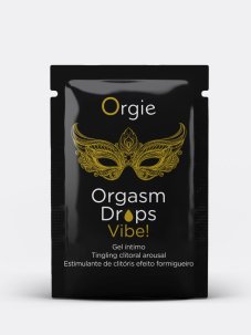 Stimulační gel na klitoris Orgasm Drops Vibe! 1 ml na zkoušku