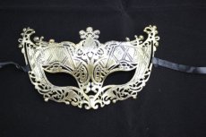 Fantasy škraboška Bow to Me zlatá