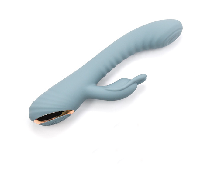Pulzační vibrátor Amelia s výběžkem na klitoris - Barva: Tmavě zelená