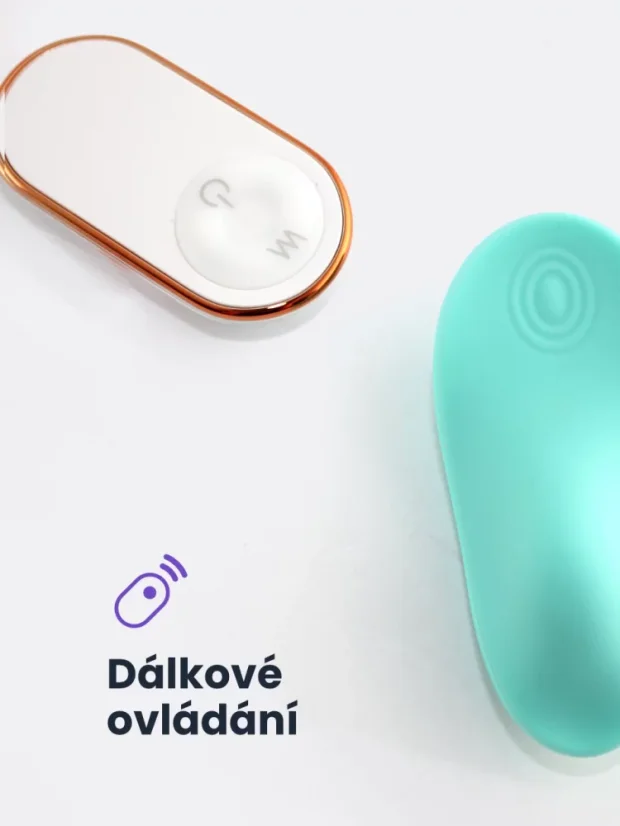 Vibrátor do kalhotek S-Hande Leaf s dálkovým ovládáním