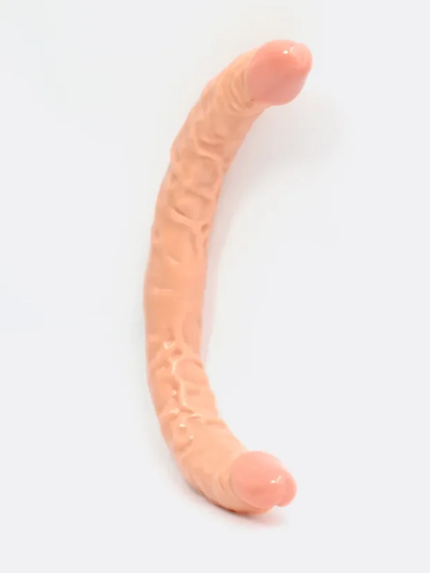 Oboustranné dildo DK Toys XXL Double Ender 41 cm - Barva: Černá