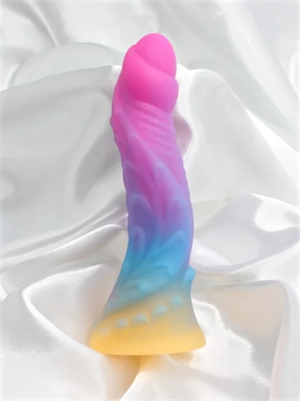 Svítící dildo DK Toys Noctilucent 17 cm