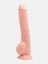 Dildo DK Toys Basic Finn s přísavkou 24 cm - Barva: Tělová