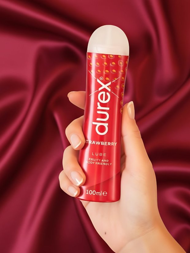 Lubrikační gel s příchutí Durex Strawberry 50 ml