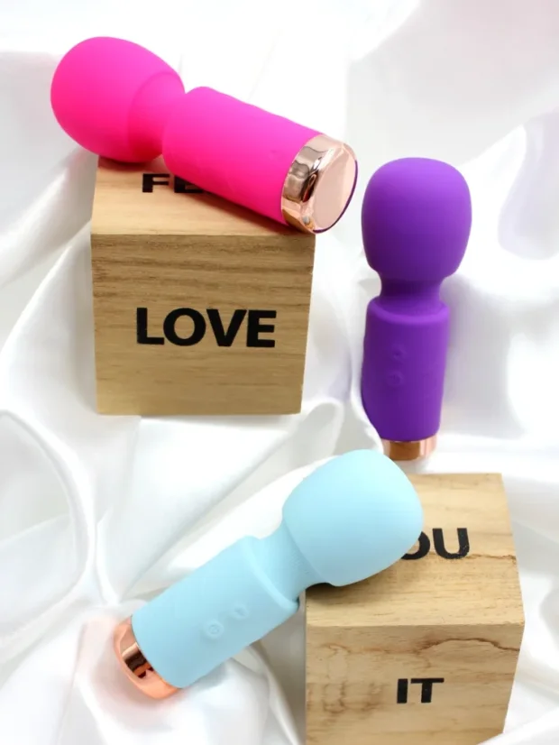 Mini masážní hlavice DKK Mini Mina - Barva: Růžová