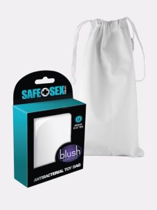 Antibakteriální toy bag Blush Safe Sex - Large