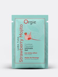 Lubrikační gel s příchutí Orgie Lube Tube Cocktail Strawberry Mojito 2 ml