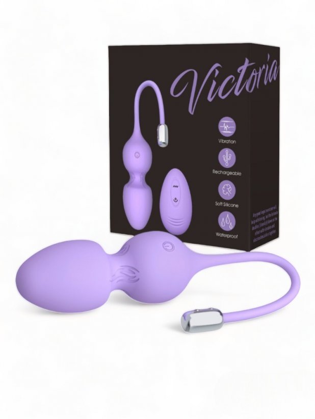 Vibrační kuličky Victoria s dálkovým ovládáním
