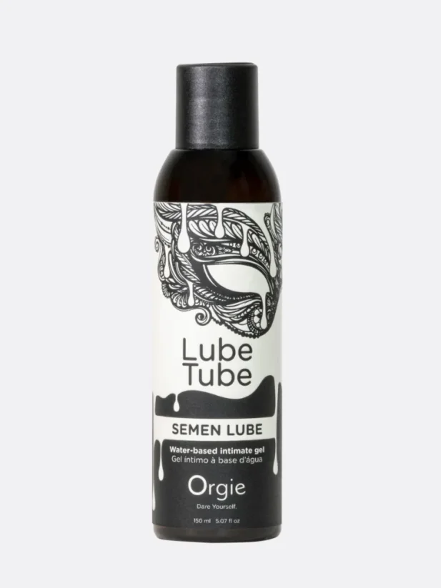 Bílý lubrikační gel Orgie Lube Tube Semen Lube 150 ml