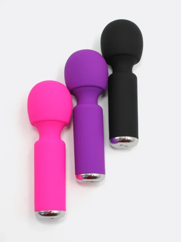 Mini masážní hlavice DK Toys Tiny Tickler - Barva: Fialová