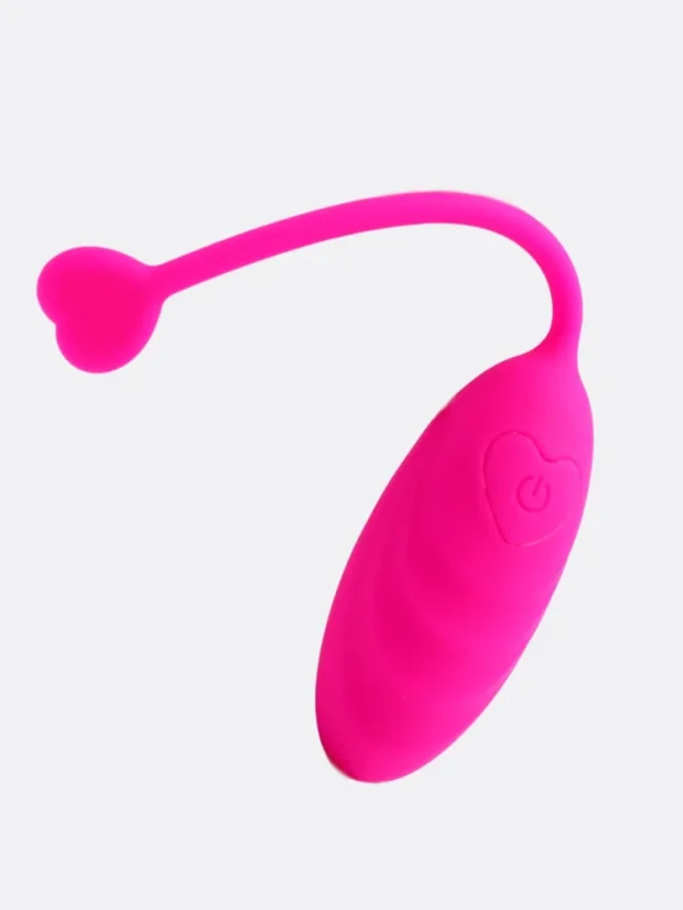 Vibrační vajíčko DK Toys Siren ovládané mobilem - Barva: Růžová