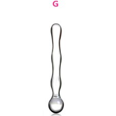 Rovné skleněné dildo Lord