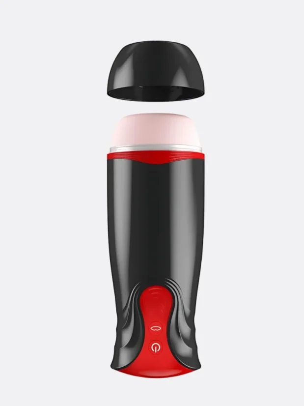 Vzdychající automatický masturbátor Everycom Rebel s funkcí sání