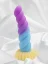 Duhové dildo DK Toys Unicorn 14 cm