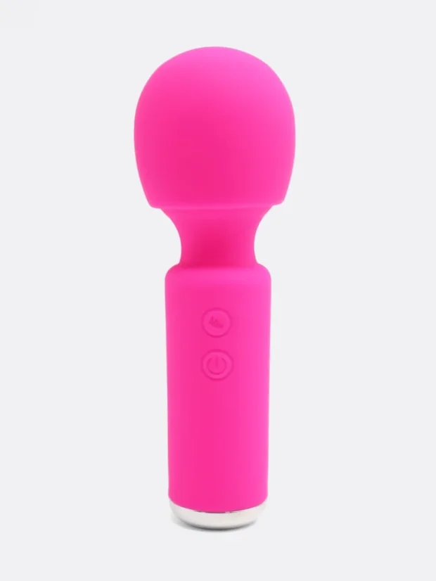 Mini masážní hlavice DK Toys Tiny Tickler - Barva: Růžová