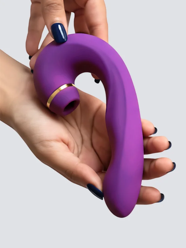 Pulzační vibrátor se stimulátorem klitorisu DKK Allure Pulse 2 - Barva: Růžová