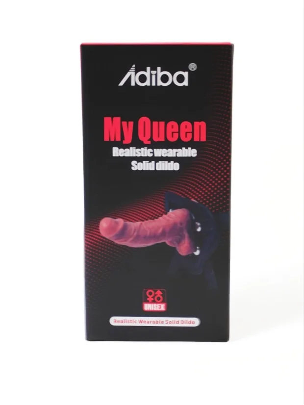Realistické připínací dildo My Queen s postrojem