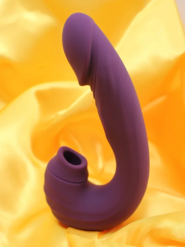 Pulzační vibrátor se stimulátorem klitorisu DK Toys Allure Pulse 3v1