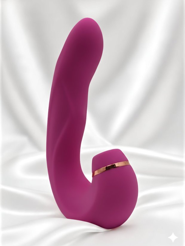 Pulzační vibrátor se stimulátorem klitorisu DKK Allure Pulse 2