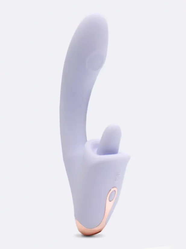Vibrátor s jazýčkem na klitoris S-Hande Violette