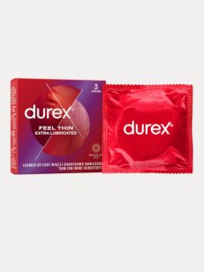 Durex Feel Thin Extra Lubricated 3 ks