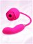 Stimulátor klitorisu DKK Luminous Rose s mini pulzačním vibrátorem