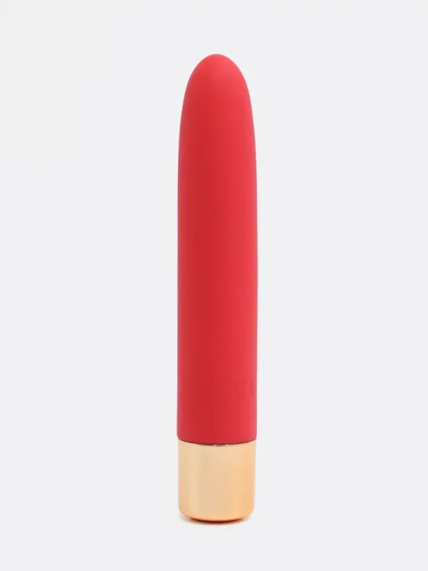 Mini vibrátor DK Toys Breezy Bullet - Barva: Červené