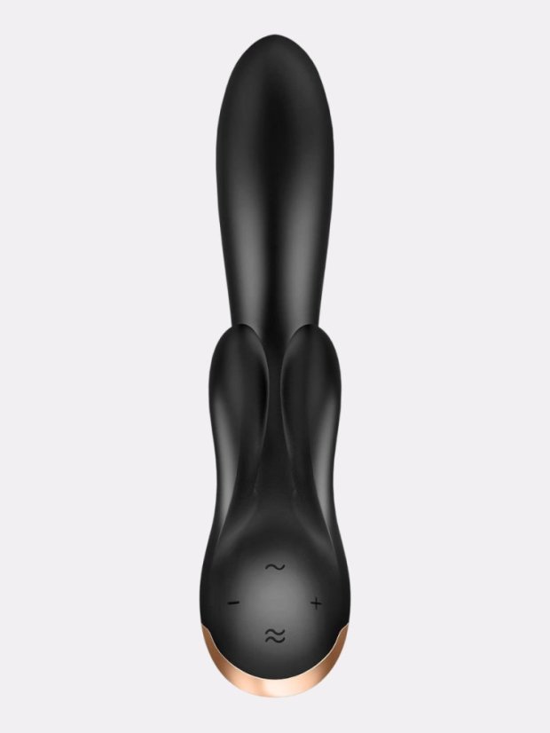 Vibrátor s králíčkem Satisfyer Double Flex ovládaný aplikací