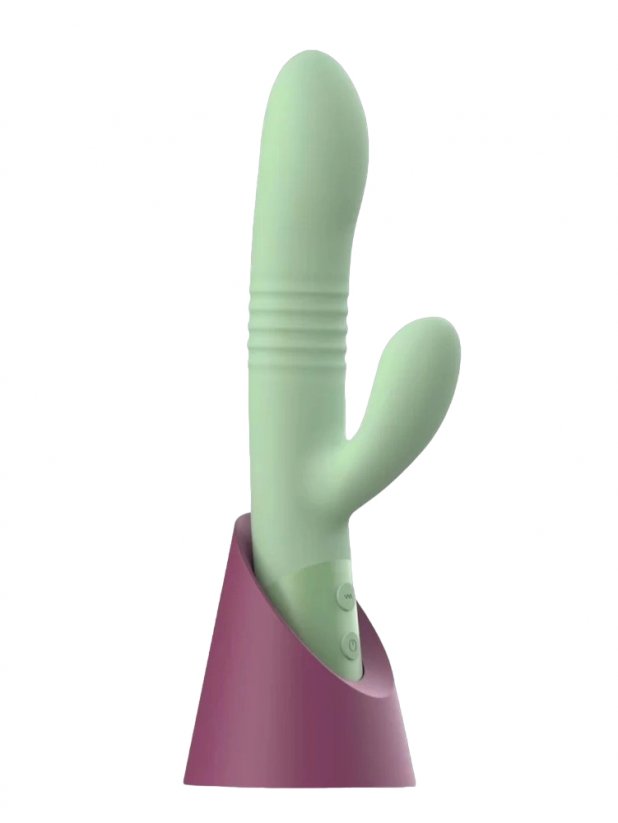 Pulzační vibrátor s výběžkem na klitoris Hailey