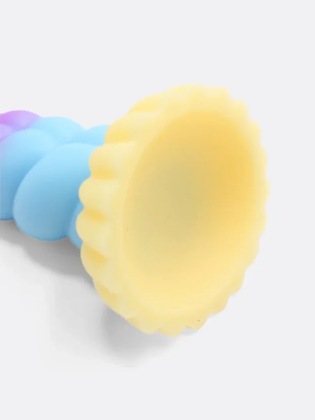 Duhové dildo DKK Unicorn 14 cm