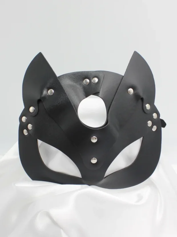 BDSM maska DK Toys Cat Woman - Barva: Fialová