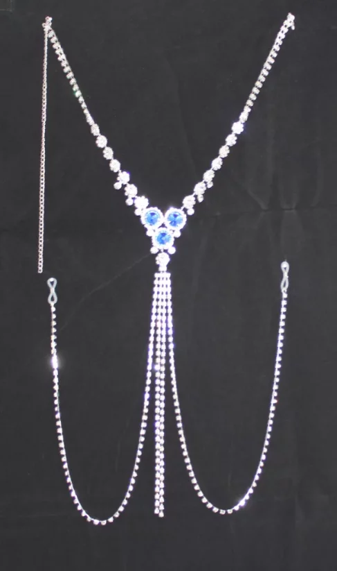 Body podprsenka - náhrdelník BLUE