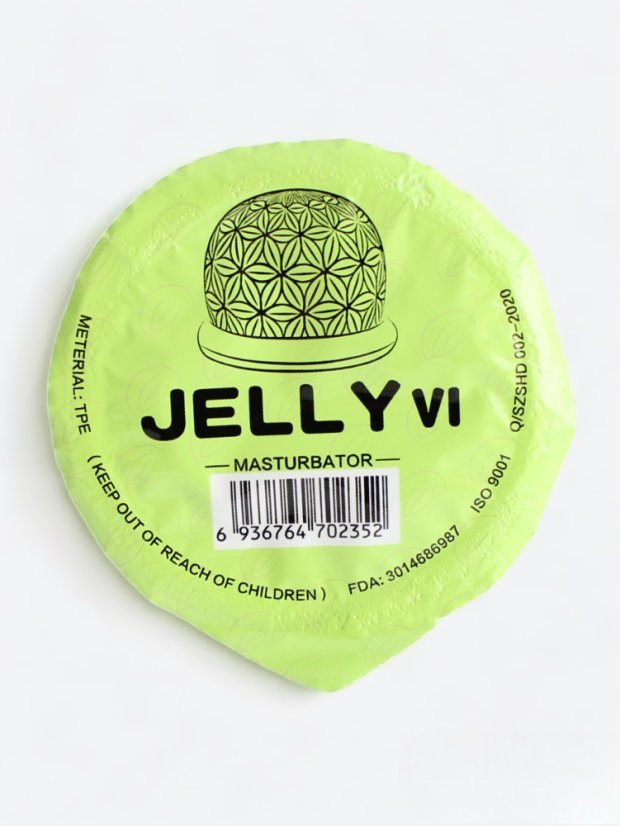 Cestovní masturbátor S-Hande Jelly Cup Green