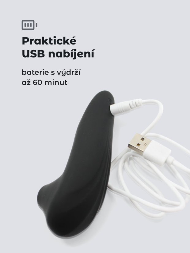 Pulzační stimulátor klitorisu DKK Basic Tess - Barva: Tělová