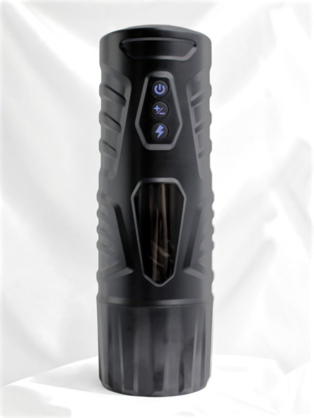 Automatický rotační masturbátor Everycom Black Knight 3D s přirážením na APP