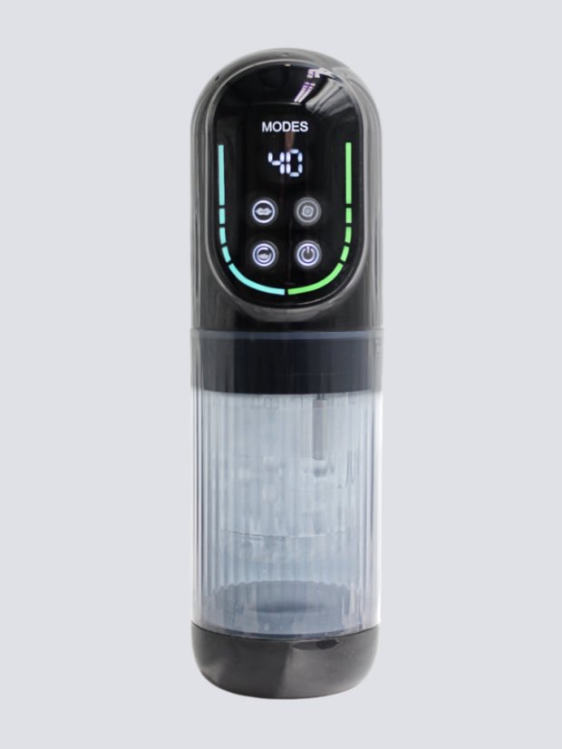 Luxusní automatický masturbátor Everycom Heavenly Eye 3v1 - Barva: Černá