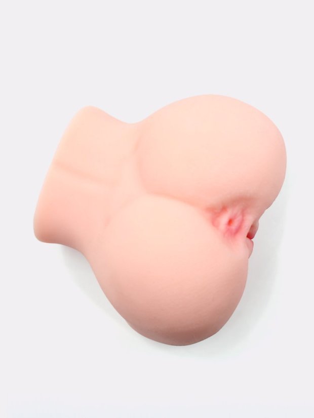 Silikonový zadeček S-Hande Elise s análkem a vaginou