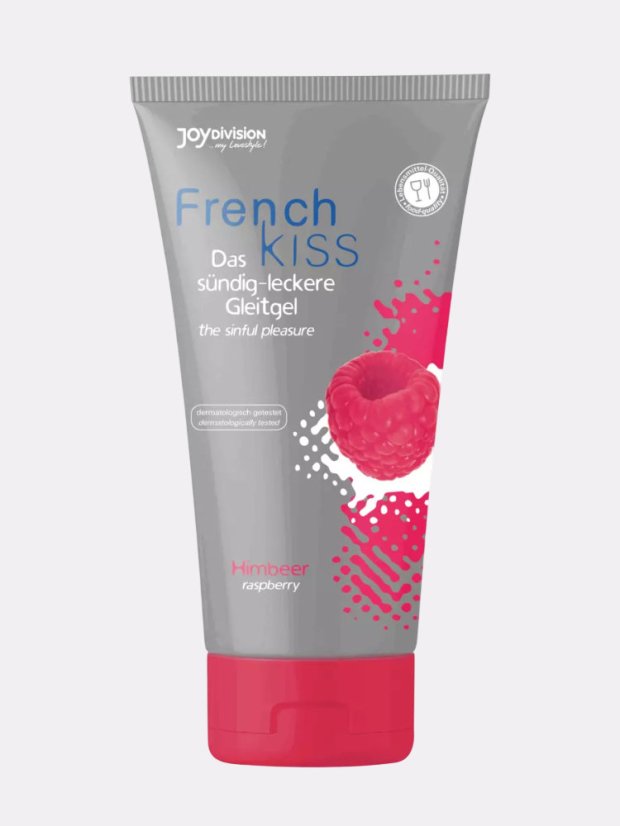 Jedlý lubrikační gel Joydivision Frenchkiss Raspberry 75 ml Jedlý lubrikační gel Joydivision Frenchkiss Raspberry 75 ml