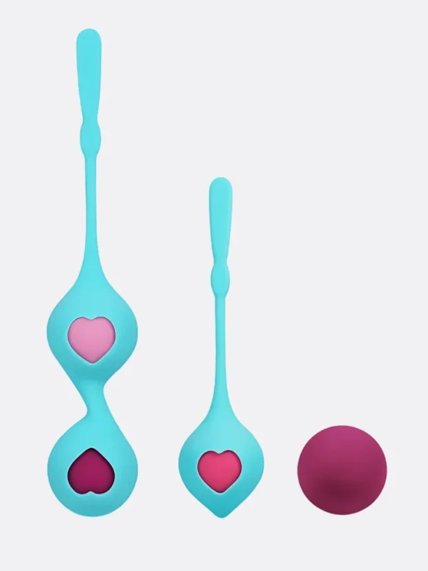 Vaginální činky Grace se třemi vyměnitelnými kuličkami