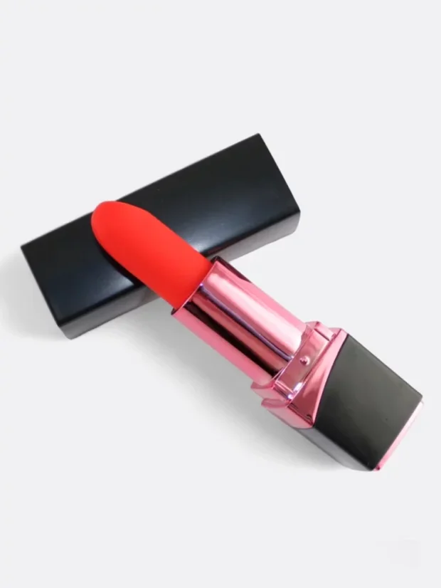 Diskrétní vibrační stimulátor klitorisu Mini Lipstick - Barva: Červené