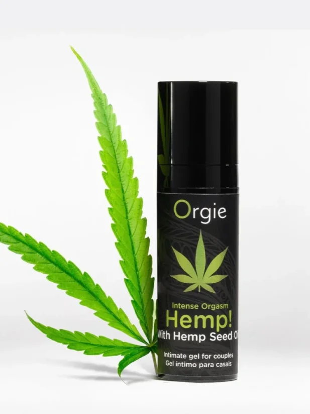 Tekutý vibrátor Orgie Intense Orgasm Hemp! 15 ml