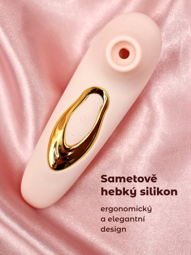 Pulzační stimulátor klitorisu DKK Basic Tess - Barva: Tělová