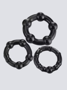 Sada kroužků se stimulačními kuličkami DKK Stimu-Rings 3ks