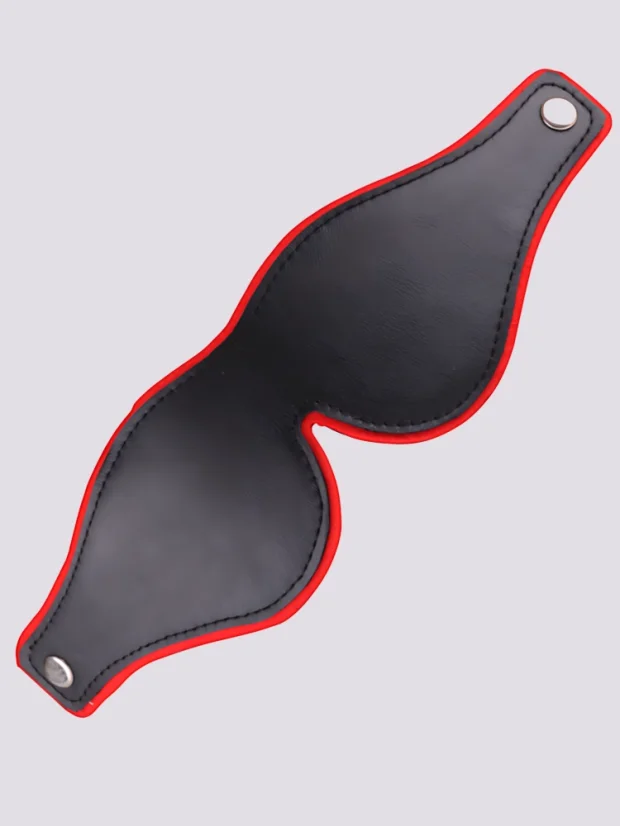 Maska na oči BlackRed z pravé kůže